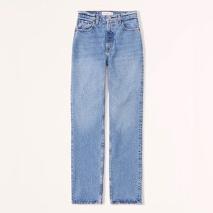 A&F Ultra High Rise 90s Straight Jean - Medium 31/12R